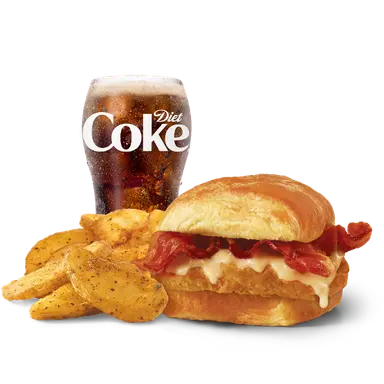 Maple Bacon Chicken Croissant Combo